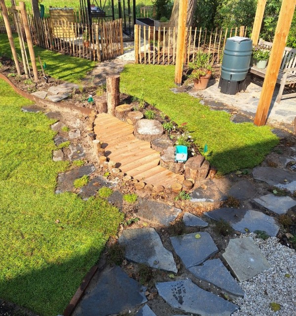 Een gezinstuin vol natuur en functionaliteit in Noordwijkerhout – Landgoed in den Houte