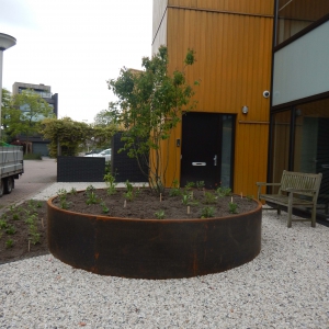 Cortenstaal rond 3
