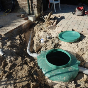 5 Regenwatertank aansluiten